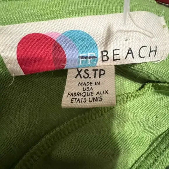 Free People Beach Green Alice One-Piece